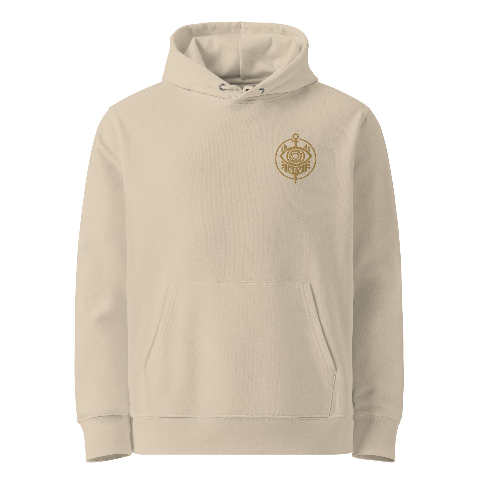 SEV Gold Emblem Hoodie — Cream Edition — alternate view 1 of 4
