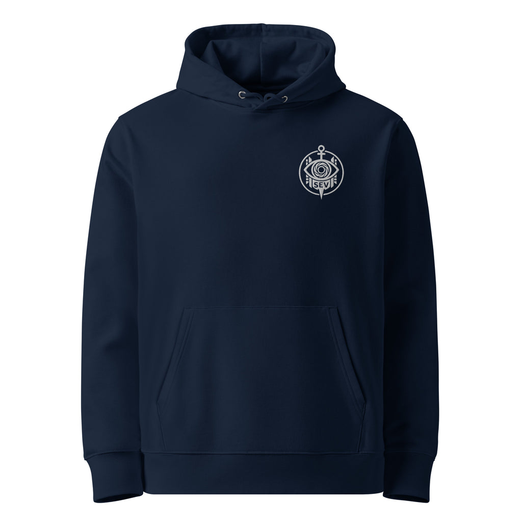 SEV Gold Emblem Hoodie — French Navy Edition — alternate view 1 of 4
