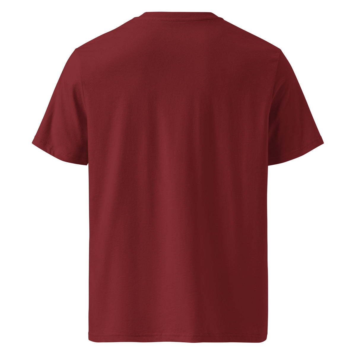 Aurelion Nocturne Tee — Burgundy — back view