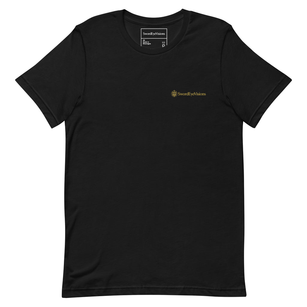 SEV Gold Crest Embroidery Tee — Unisex Fit — alternate view 1 of 6