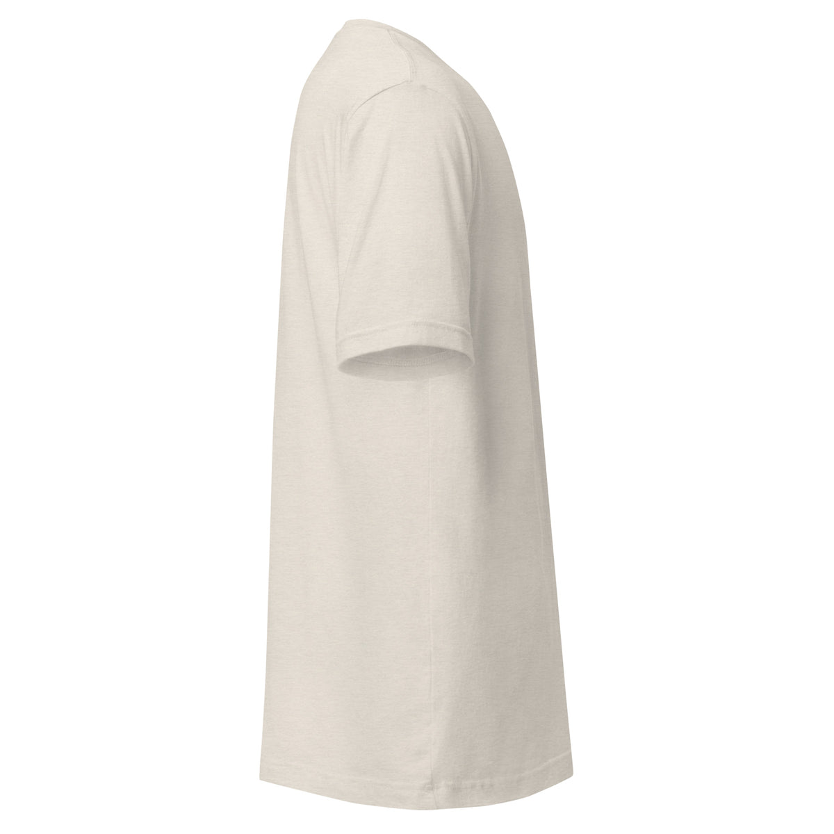 SEV Quiet Monogram Tee in Heather Dust, right side view