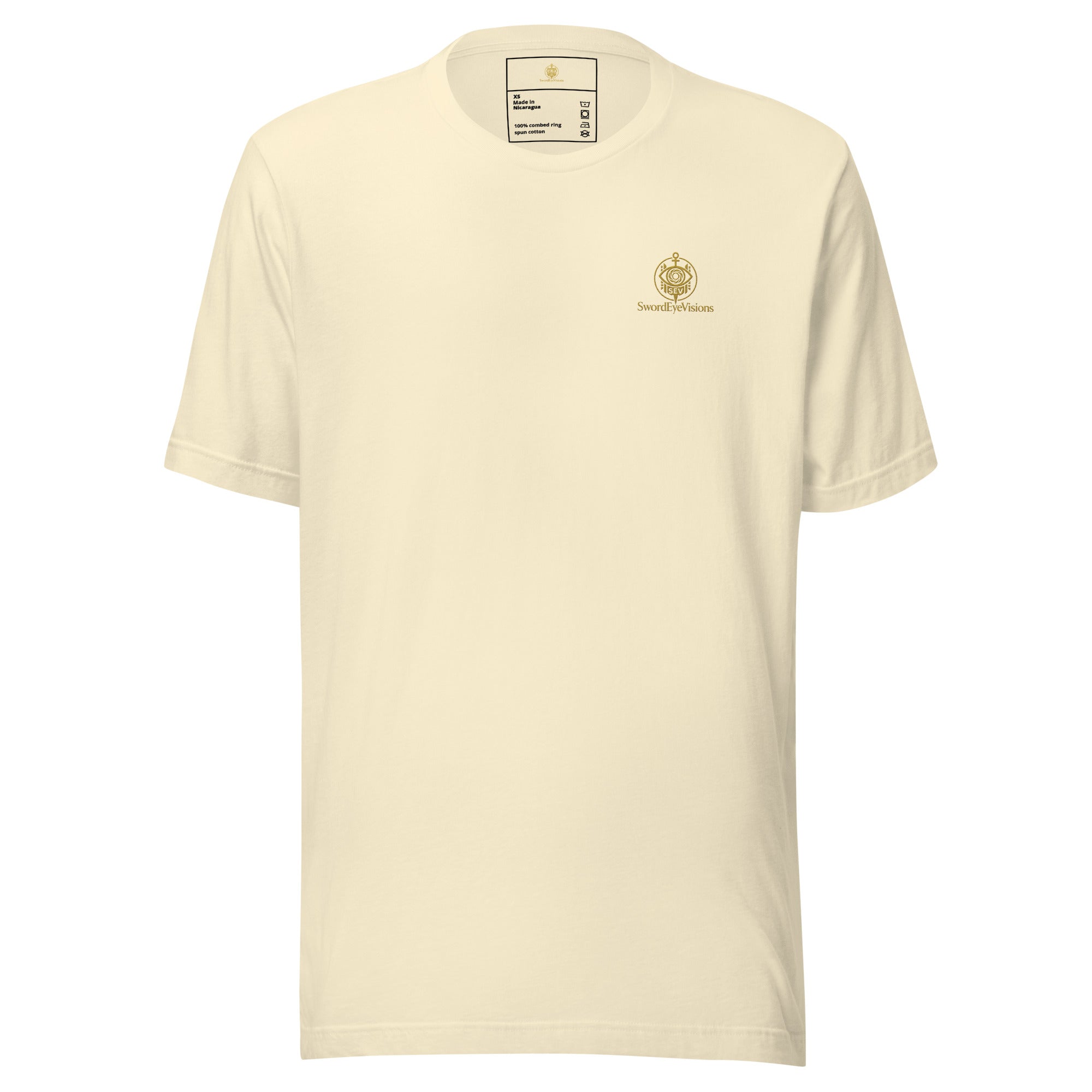 SEV Signature Crest T-Shirt — GoldCream — Natural — alternate view 1 of 4