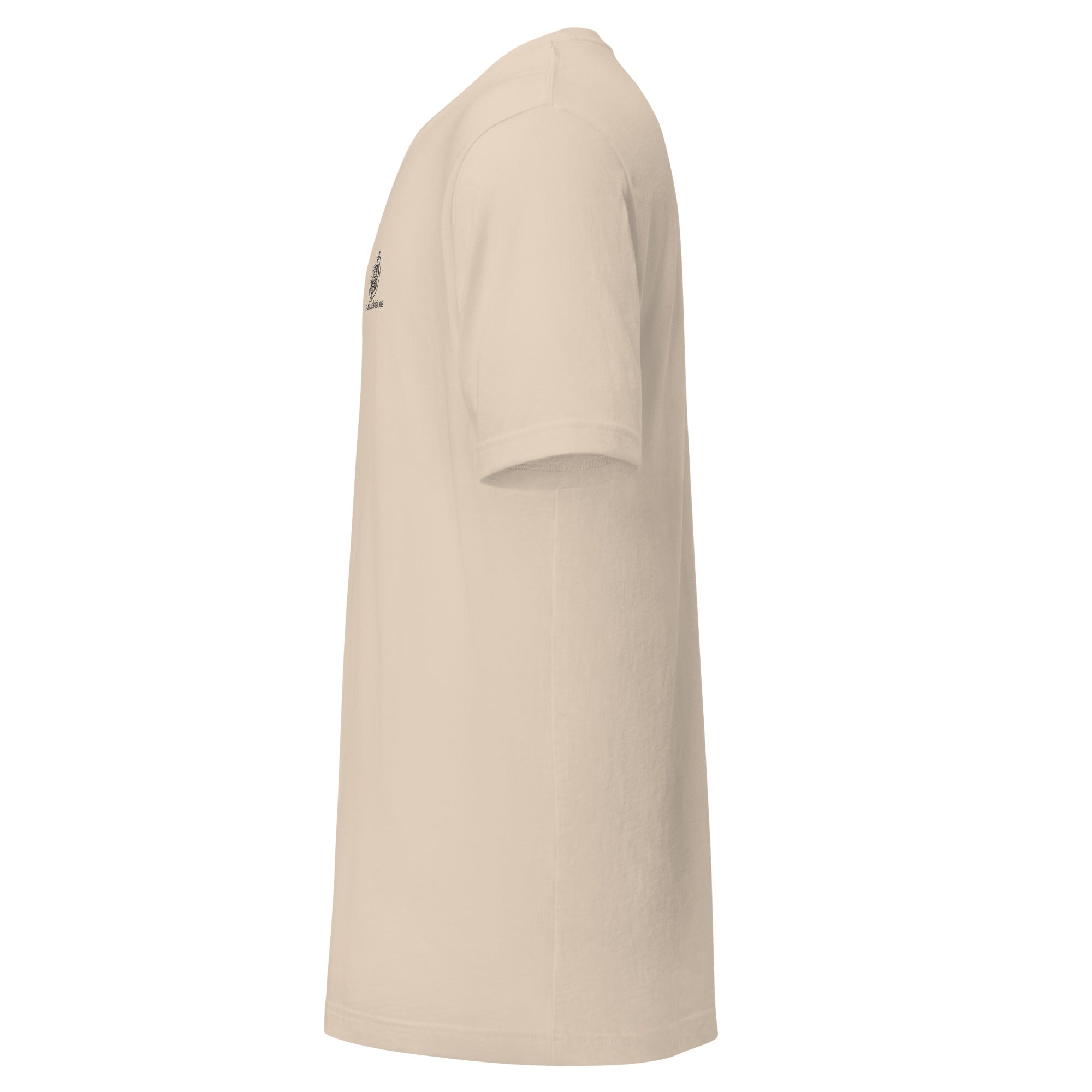 SEV Signature Crest T-Shirt — GoldCream — Soft Cream — alternate view 3 of 4